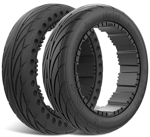 Felixstory 10-2.75 Quick Release Rear Tire Fit for Ninebot S MAX Self-balancing Scooter, Replacement for Ninebot Gokart Pro/Pro 2 Original Accessories, Gokart Bundle Rear Tire Kit