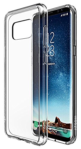 Galaxy S8 case, ATGOIN [Scratch Resistant] Crystal Clear Slim Fit Flexible TPU Gel Rubber Soft Silicone Protective Case for Samsung Galaxy S8 2017 Release (Clear)