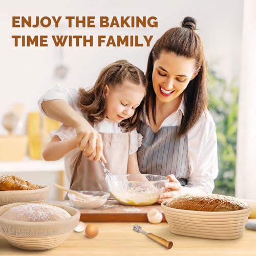 Rorecay R20MBL02 Bread Banneton Proofing Basket Set Of 2 thumb #5