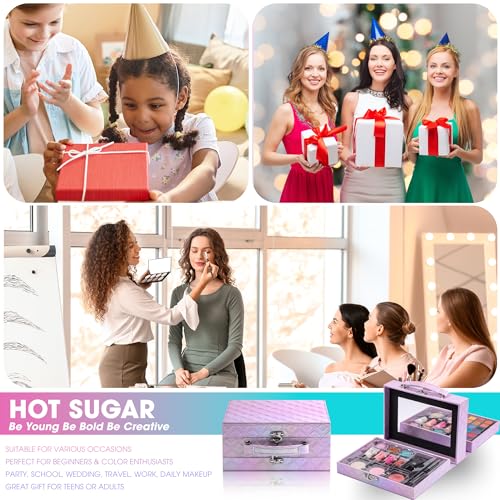 Hot-Sugar-Makeup-Kit-for-Preteen-Girls-10-12-Birthday-Christmas-Makeup-Gift-Set-for-Teens-16-18-All-in-One-Beginner-Makeup-Kit-for-Women-Full-Kit-Purple-Diamond