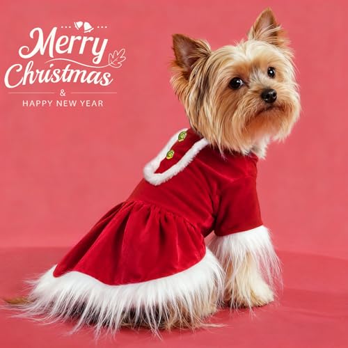 Vestido Navideño para Perro con Accesorios Idepet L miniatura 5