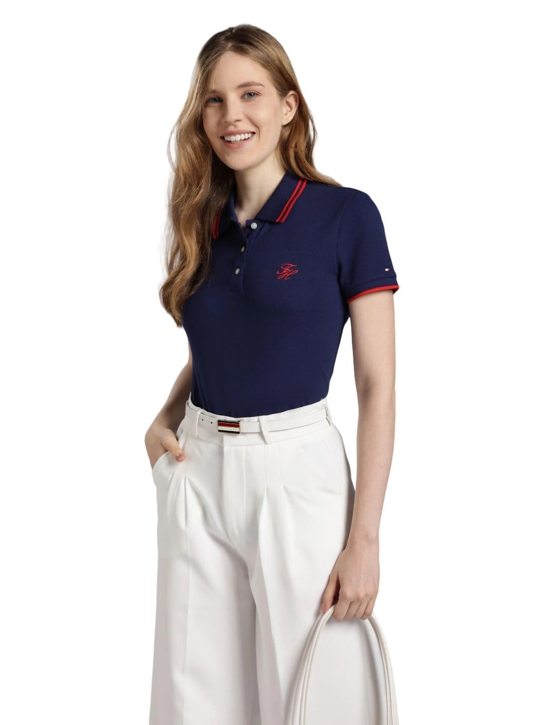 Solid Regular fit Cotton Polo t-Shirt-image-32
