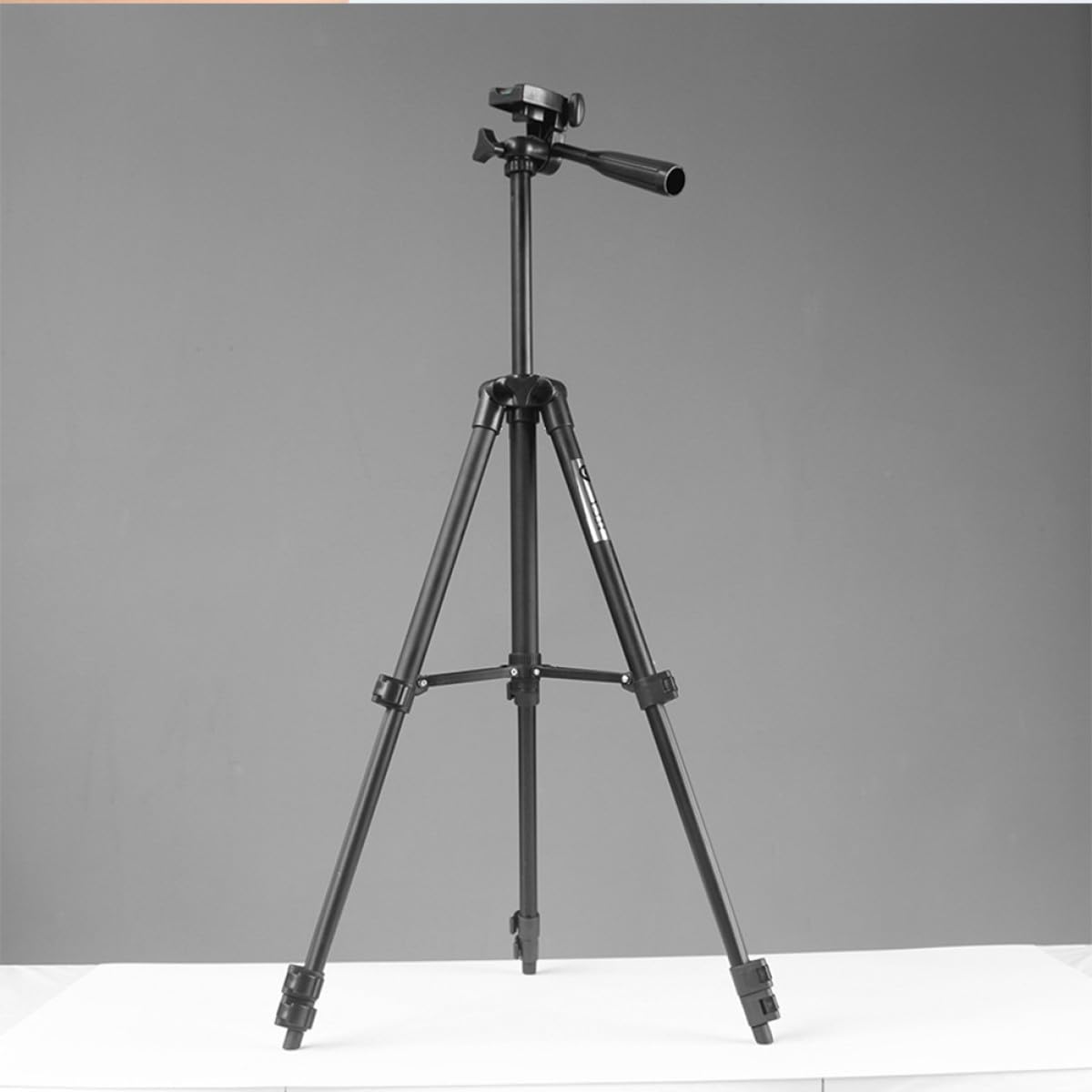 Mini Trípode para Cámara de Aluminio Negro 4 Secciones | Soporte Multifunción Práctico y Resistente Deformación Uso en Viaje y Exterior
