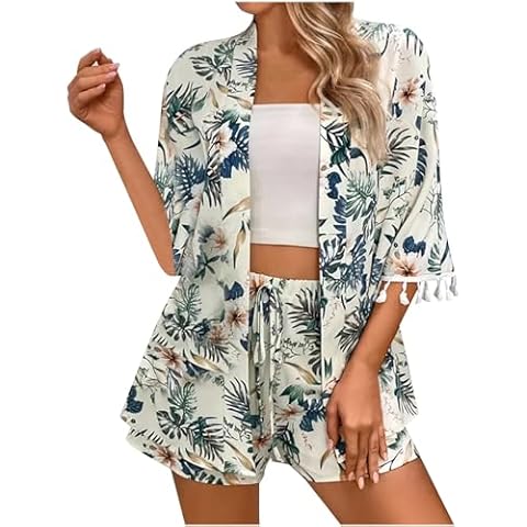 NSICBMNO Women's Summer Loungewear Outfit Set Cover