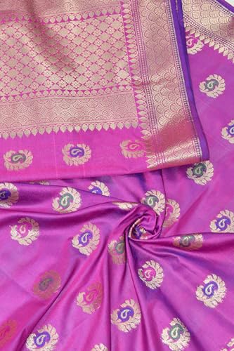 Chandrakala Banarasi Dupatta for Women,Shawl Scarf Wrap Chunni (D266-P)4