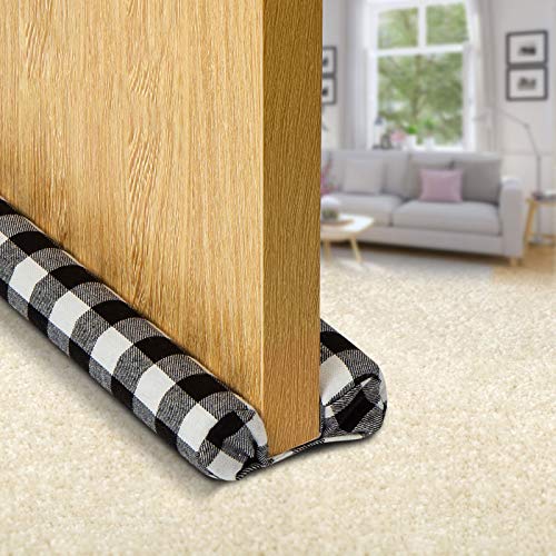 Muove Heavy Duty Door Draft Stopper and Blocker, Sound Proof Draft Guard for Doors and Windows