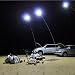 UBOWAY Outdoor Lamp Telescopic Fishing Rod Lamp with IR Remote for Camping, Fishing, Travelling, Party 12V (Longish)