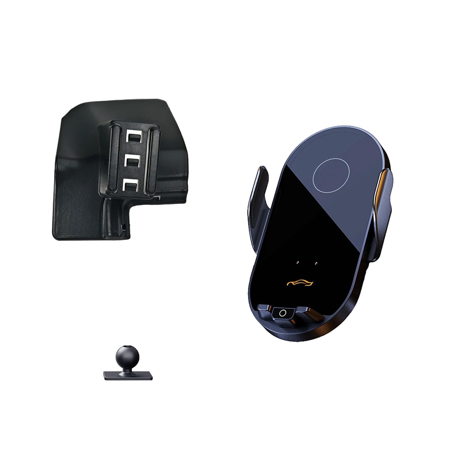 Mogflman Base And Holder D Car Phone Holder For Mercedes-Benz Ml-Class W166 2012-2015, Lhd Car Phone Holder