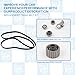 Wahparts Engine Timing Belt Kit with Water Pump Compatible with 2006-2012 Subaru Forester Impreza Legacy Outback 2.5L TCKWP304A TKF006