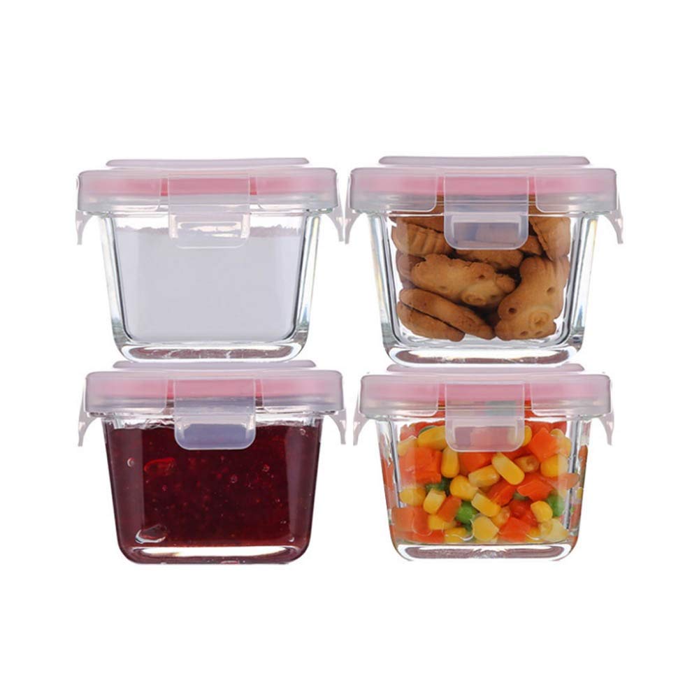 Ergänzende Lebensmittelschüssel, Glas-Lunchbox(Blue)