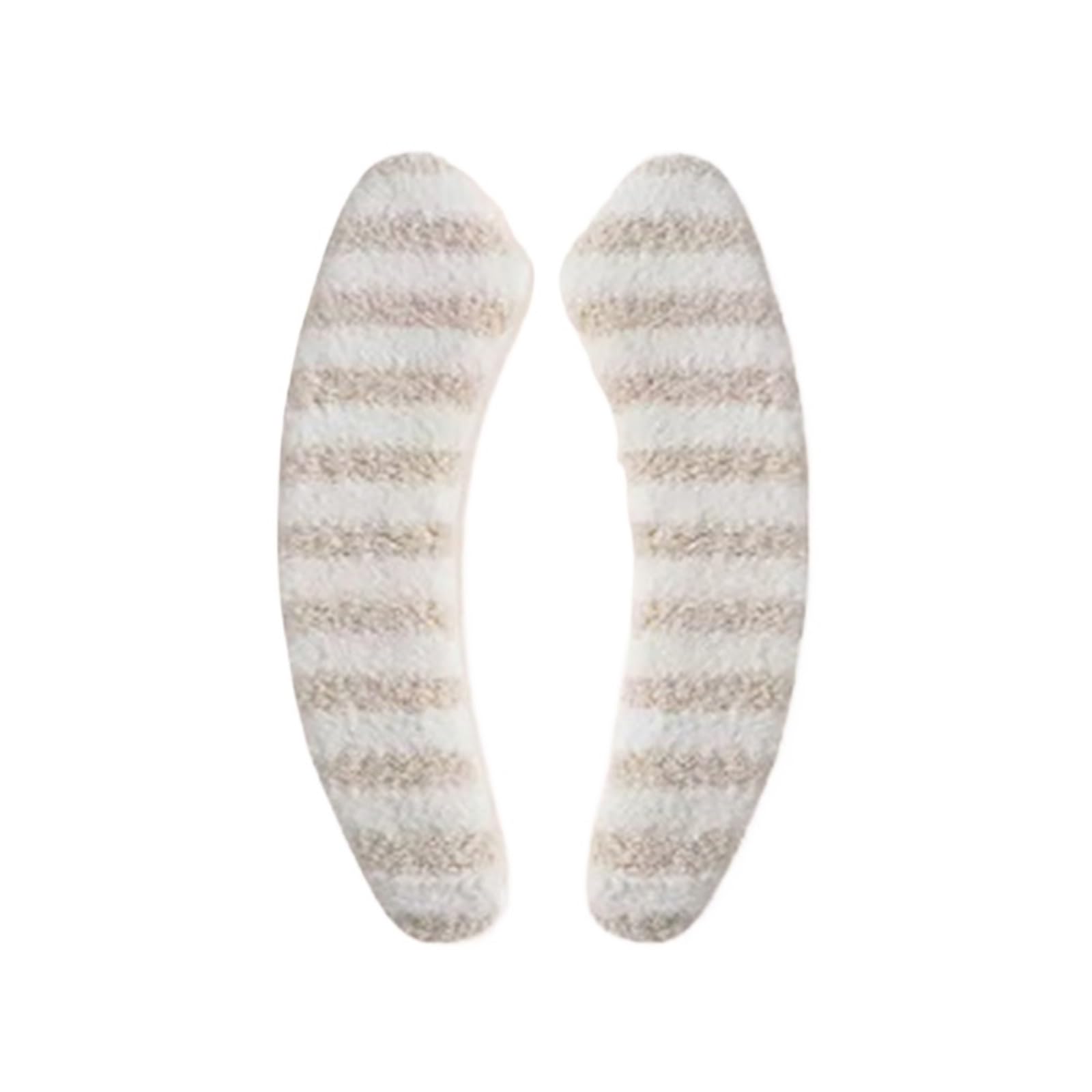 PADGCNOR Soft Toilet Seat Cushion 2Pair Toilet Seat Cushion Cover Washable Thickened Mat Winter Soft Warmer Bathroom Accessories(Beige)