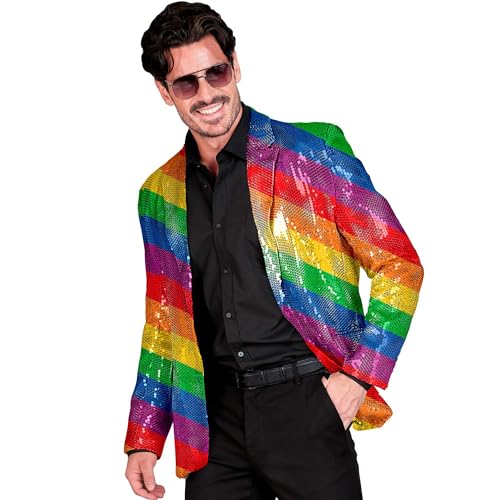 W WIDMANN MILANO Party Fashion - Giacca da Uomo con Paillettes