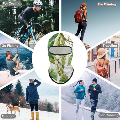 Balaclava para Hombres y Mujeres, Máscara de Esquí con Brillo al Sol, Cubreboca Integral para Ciclismo miniatura 6