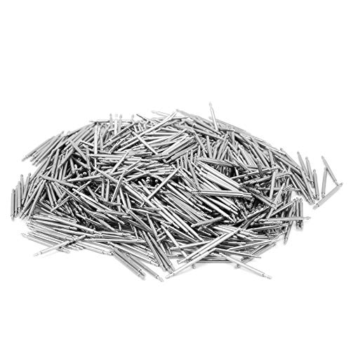 Perni di collegamento per cinturino con barra a molla in acciaio inossidabile, strumento di riparazione per cinturino, 2000 barre a molla da 1,5 spesse 20 mm per accessori per