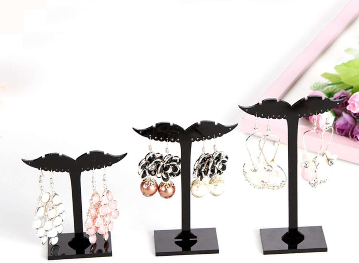 Alipis 3pcs Acrylic Earrings Rack Organizer for Hanging Jewelry Display image 4