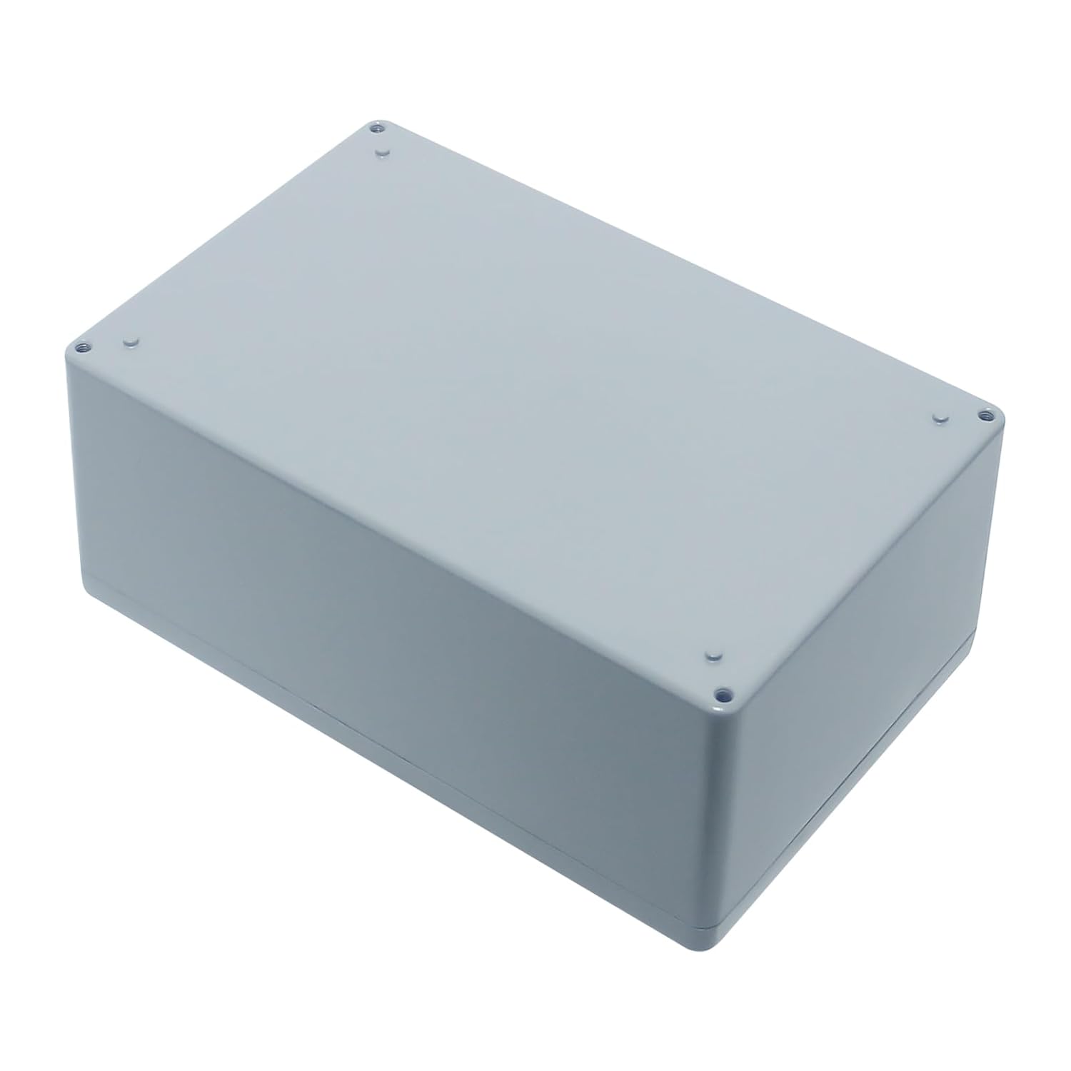 Waterproof Aluminum Alloy Metal Junction Box Electrical Junction Box Outdoor Junction Project Enclosure Gray 7.4"x4.7"x3"