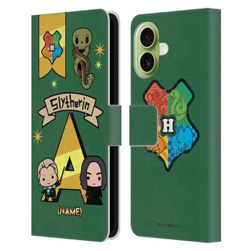 Étui portefeuille Serpentard Harry Potter personnalisé pour iPhone 17