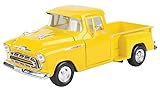 1957 3100 Stepside Pickup Truck Yellow Timeless Legends Series 1/24 Diecast Model Car by Motormax 79381y