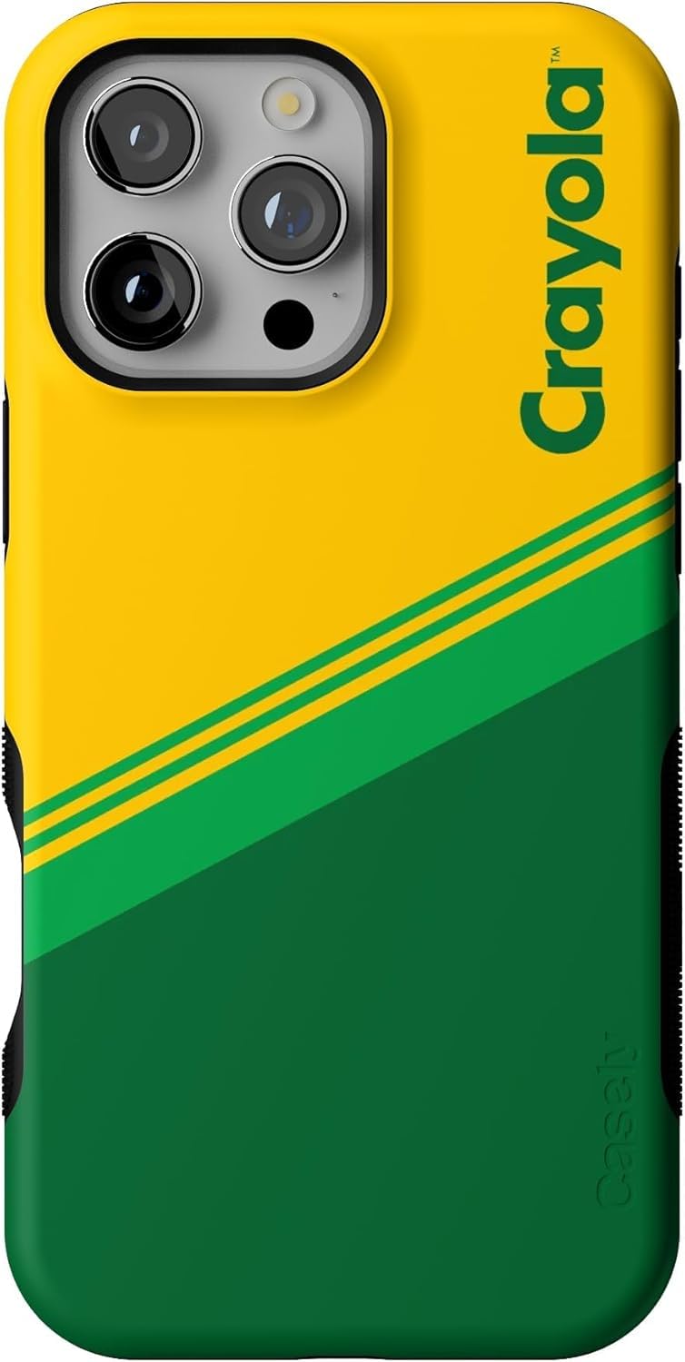 Casely iPhone 16 Pro Case | Keep It Classic | Crayola Crayon Box | Bold Protective Design | Compatible with MagSafe