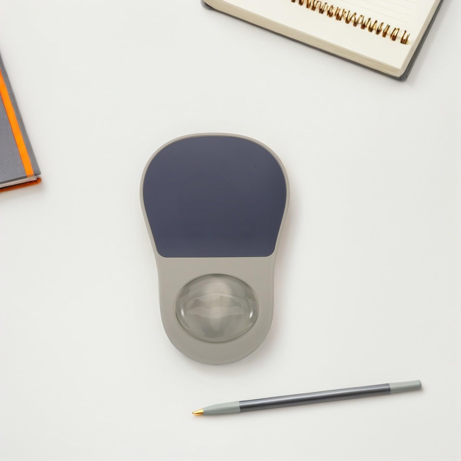 Tiefblaue Silikon Handgelenkauflage Mauspad mit Ergonomischer Handgelenkstütze für Computerarbeit und Bürogebrauch