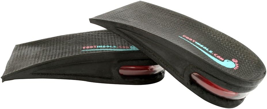 Air up Height Increase Insoles, Black, 1 Layer ( 1.2" UP)