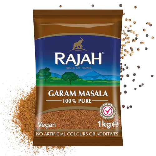 Rajah Spices Garam Masala 1 kg – Gemahlene Gewürzmischung – 1 Stück