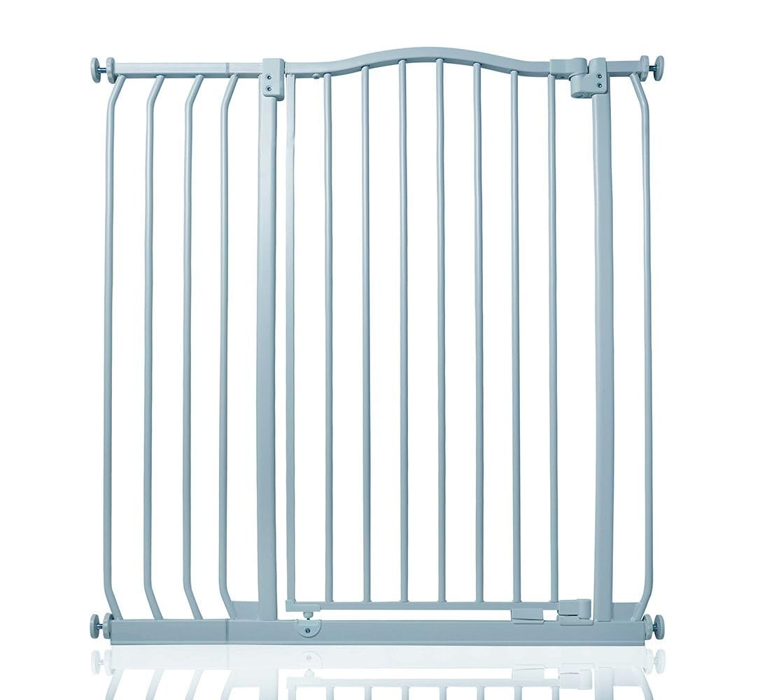 Safetots Extra Tall Curved Top Safety Gate, 116cm - 125cm, Matt Black, Extra Tall 100cm in Height, Pressure Fit Stair Gate, Baby Gate for Doors Hallways and Spaces, Safety Barrier, Easy Installation — view 68