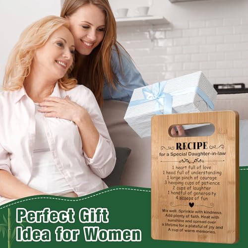 Image of Daughter-in-Law Birthday Gifts, Popular Daughter-in-Law Cutting Board Gift, Daughter in Law Gifts for Mothers Day, Wedding, Christmas