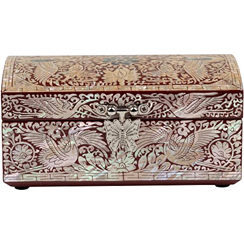 February Mountain Mother of Pearl Box - Handmade Trinket Box Mother's day Wedding Anniversary Christmas Birthday Gifts for women who have everything - Image 4