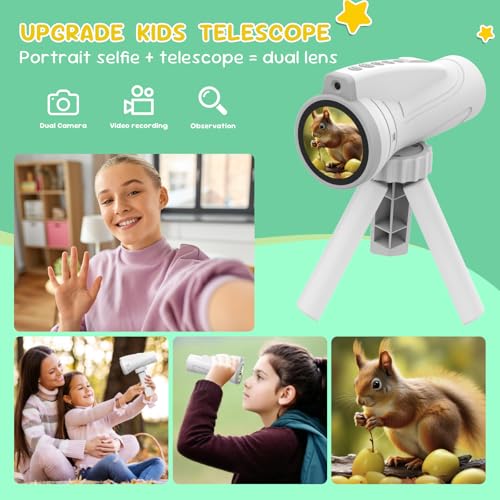 image for MaxMango Kids Monocular for Bird Watching & Astronomy - Digital Telesc