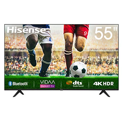 Hisense Uhd TV 2020 55A7100F - Smart TV Resoluci�n 4K, Precision Colour, Escalado Uhd con Ia, Ultra Dimming, Audio Dts Studio Sound, Vidaa U 4.0, Compatible Alexa