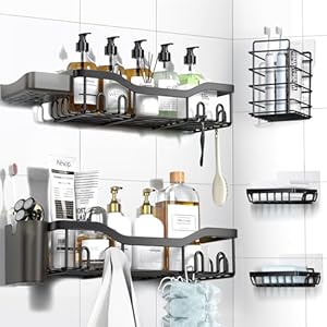 NESOMI Shower Caddy Adhesive Shower...