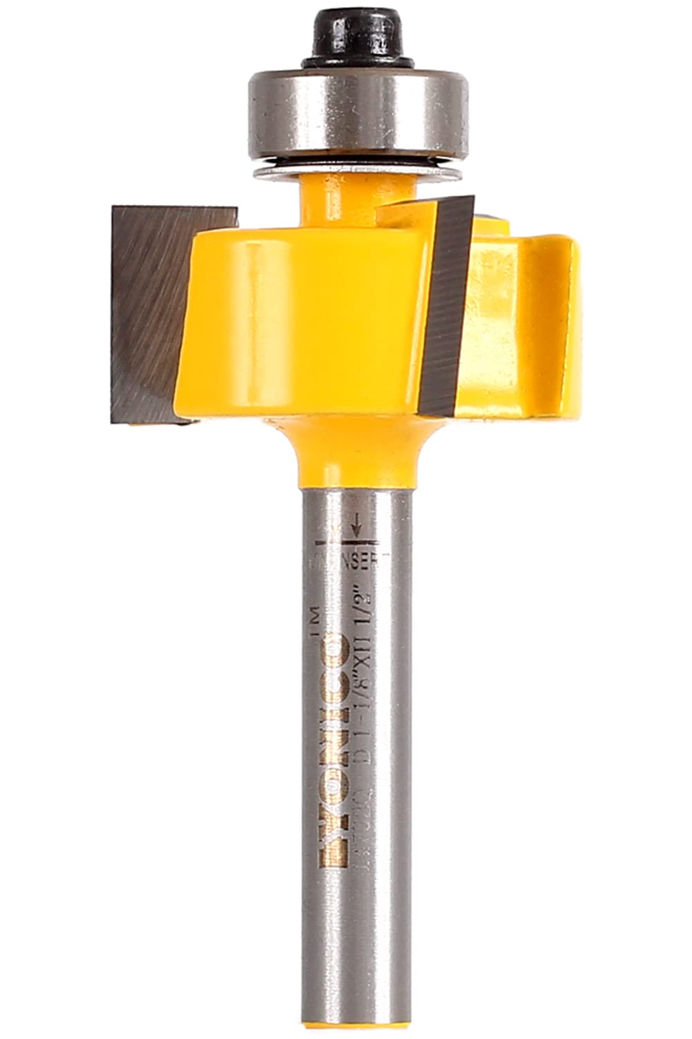 YONICO Rabbet Router Bit 1/2-Inch Height X 5/16-Inch Depth 1/4-Inch Shank 14702q
