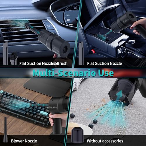 WOKEGI Cordless Mini Car Vacuum (10,000 PA, USB-C, 2000 mAh) — view 4