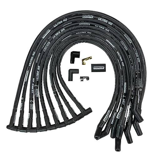 Image of WIRE SET,ULTRA 40,SLEEVED,FORD 351W,BLACK 73822