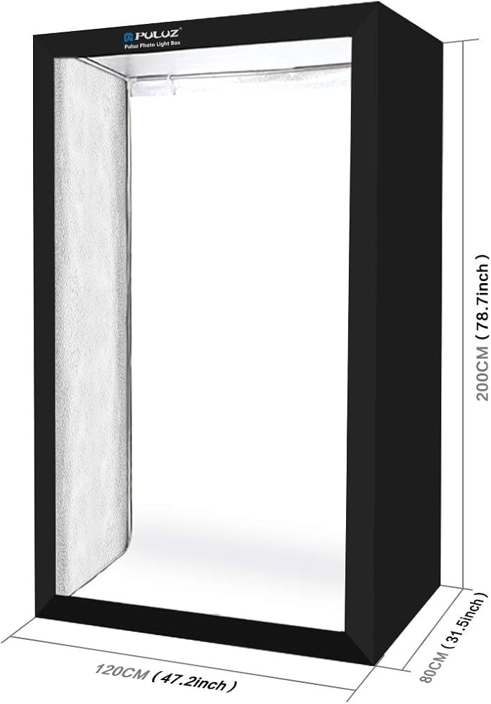 Amazon | PULUZ 撮影ボックス 撮影キット 服/人物撮影簡易スタジオ