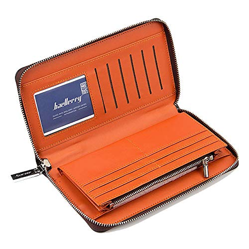 Young & Ming - Uomo Grande Portafoglio in Pelle PU...