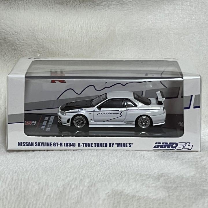 Amazon | イノモデル 1/64日産スカイラインGT-R R-34 R-Tune MINE'S