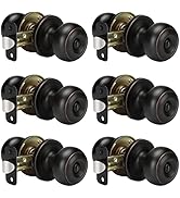 goldenwarm Oil-Rubbed Bronze Interior Door Knobs, Interior Door Knobs Bedroom, Bronze Door Knob P...