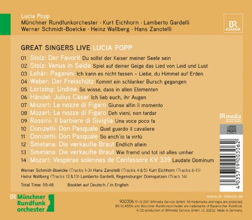 Lucia Popp - Great Singers Live