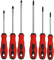 Kit de Chaves de Fenda e Phillips Imantadas – 6 Peças Profissionais com Cabos Ergonômicos e Alta Resistência