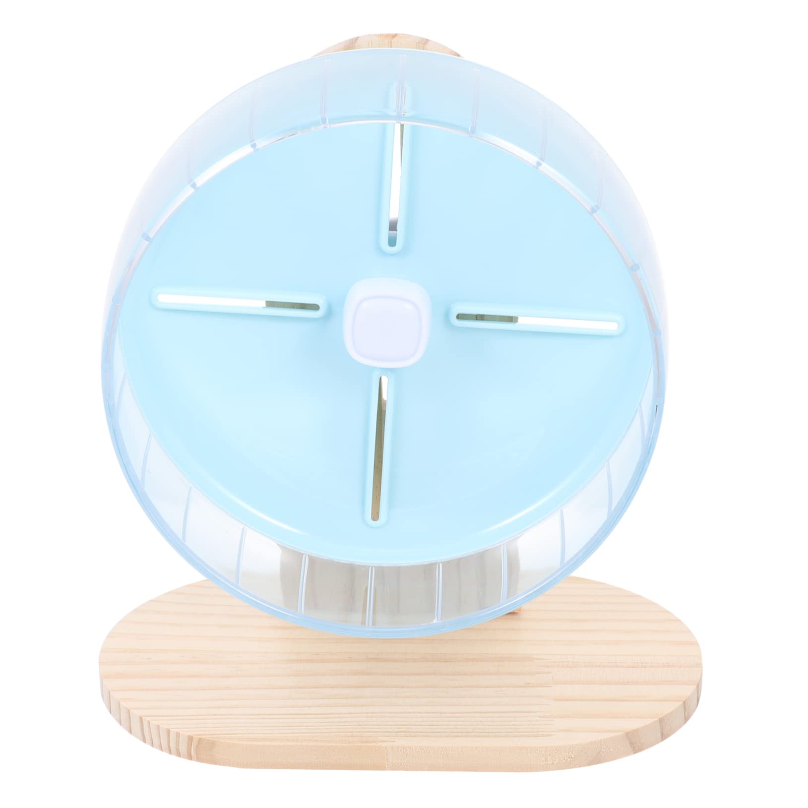 Beavorty 1juego Rueda De Ejercicio Silenciosa para Hámster Rueda De Plástico Transparente Soporte De Juguete Interactivo para Chinchillas y Roedores