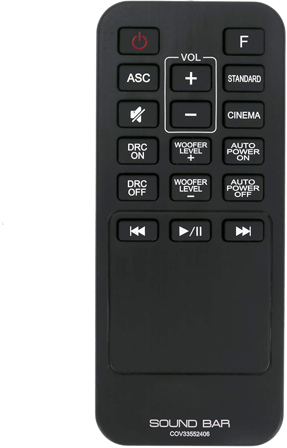 Calvas Remote Control COV33552406 for LG Sound Bar System SH2 SH4  COV33552410 SPH2B-P S45A1-D SH3B