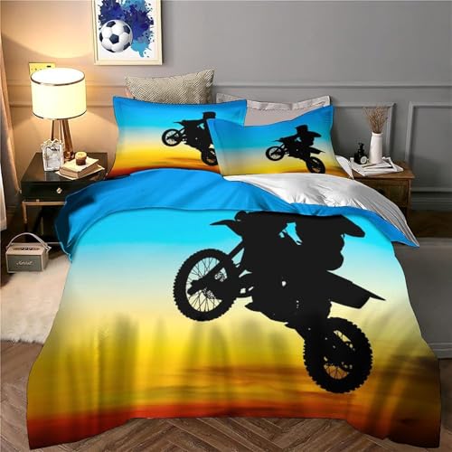 Housse de couette spatial 3D microfibre King 220x240cm lune jet - 6