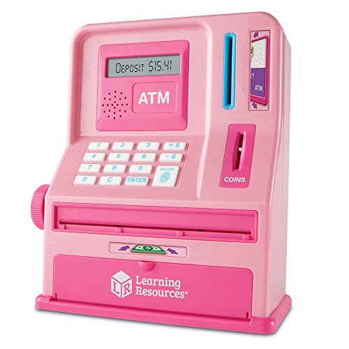 Learning Resources Teaching Atm Bank, Pink, 32 Pieces #TOP1