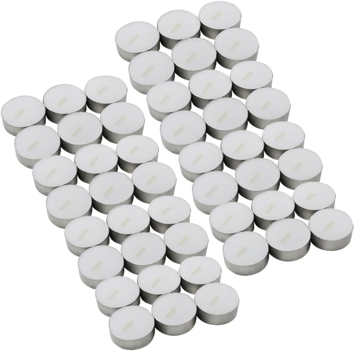 Toyvian 100pcs Smokeless Votive Tea Light Candles White Household Multi-Function Tea Heat Preservation Candles for Daily Use and Office Room Supplies