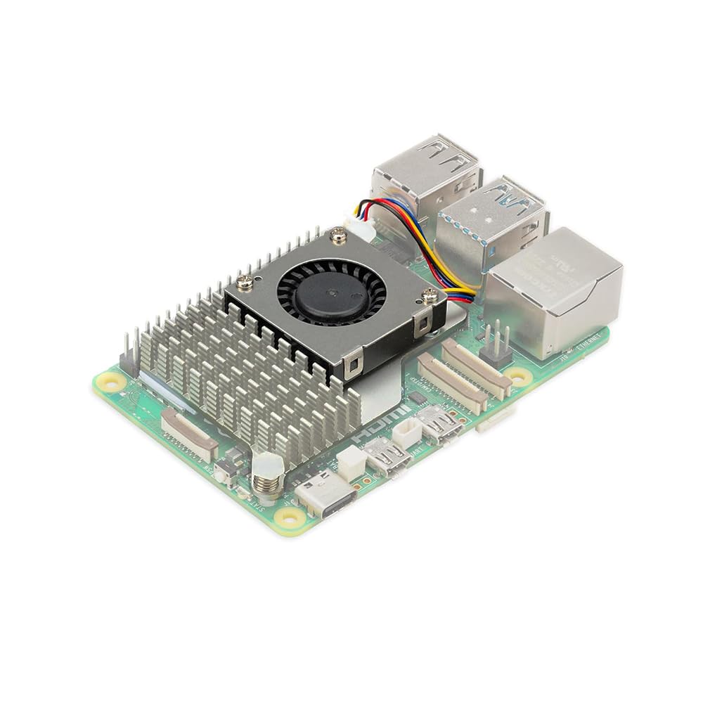 Digitalkey Custodia Big per Raspberry Pi 5 con Supporti VESA Rimovibili e Active Cooler + Shield PCIe M.2 NVMe SSD