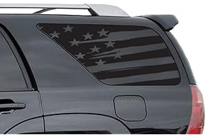 Distressed USA American Flag Window Decals for Toyota 4Runner