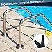 60 Pcs Pool Solar Panels Repair Plugs Solar Pool Heater Repair Kit Pool Solar Plugs for Solar Swimming Pool Heater Panels, Black (0.325