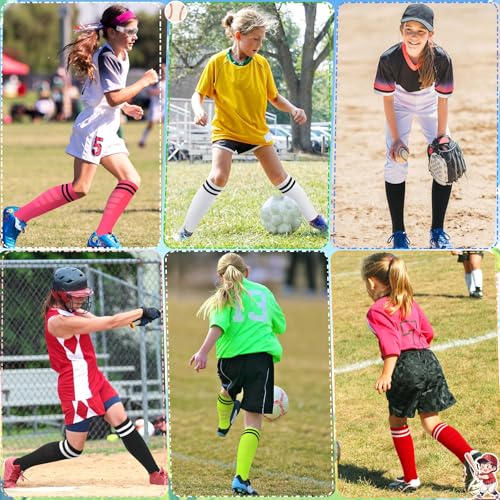Olreco Kids Soccer Socks Youth Baseball Socks Men Women Softball Sock for Girls Boys Football Sock Men Team Sports Accessory4